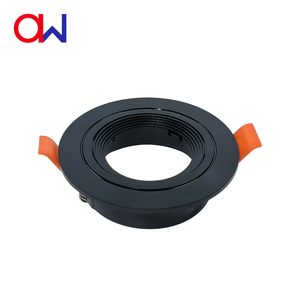 Projecteurs LED encastrés modernes à cadre rond, options blanc et noir, anti-éblouissement, pour usage intérieur, vente en gros - Product Image 3