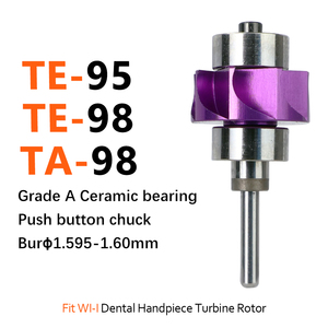Rotor Dental Fit <span class=keywords><strong>W</strong></span> & <span class=keywords><strong>Alegra</strong></span> TA-98 Turbina de aire Pieza de mano de alta velocidad Accesorios de repuesto Cartucho de turbina de odontología - Product Image 3