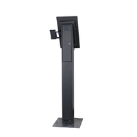 15.6 "Kiosque debout au sol Pos Machine écran tactile libre-service commande restauration rapide tablette POS support Kiosque de paiement avec terminal Pos