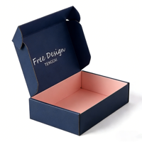 Boîtes d'expédition pliables en carton ondulé personnalisées et écologiques avec gaufrage et pelliculage mat pour l'emballage de crèmes pour le visage
