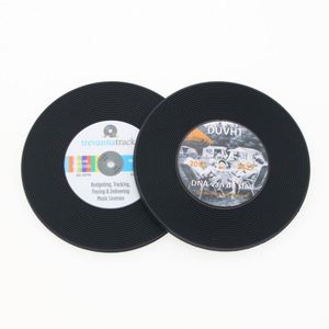 Posavasos Personalizado de Vinilo, Posavasos Redondo de PVC Impreso para Bebidas - Regalo Novedoso de Posavasos de Vinilo - Product Image 1