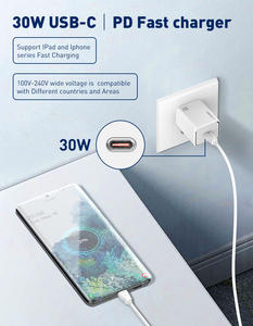 Cargador de Pared LDNIO A1508C OEM de 30W 20W con Carga Rápida Tipo C y Cable de 1m para Teléfono Móvil - Product Image 2