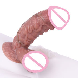 FAAK <span class=keywords><strong>Pénis</strong></span> éjaculateur épais en silicone réaliste avec ventouse, pour éjaculation et jet de liquide, pour femmes et hommes - Product Image 5
