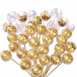 Kit DIY Support à Fleurs pour Bonbons et Chocolats – 100 Sphères Transparentes et Supports à Brochettes en Bambou pour Emballage de Bouquets d'Anniversaire et Fêtes - Product Image 2