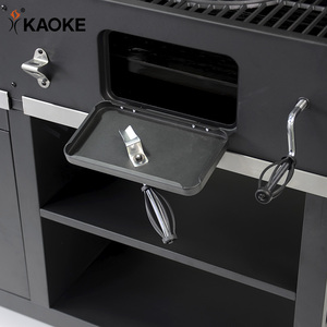 <span class=keywords><strong>Barbecue</strong></span> hybride au charbon de bois et au gaz de 72 pouces BBQ Grill combiné <span class=keywords><strong>Barbecue</strong></span> d'extérieur aux normes européennes - Product Image 3