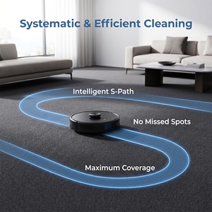 PX7D Robot Vacuum Cleaner 20000Pa Suction LDS Laser Navigation Auto Empty 3-in-1 Sweep <b>Mop</b> Robotic Cleaner - Product Image 3