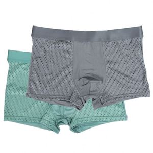 Men's Cotton Comfortable Boxers (4 Pieces) <b>Gift</b> <b>Box</b> Breathable Medium Waist Sexy Youth <b>Large</b> Underwear - Product Image 1
