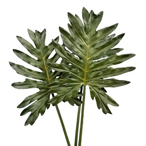 <span class=keywords><strong>Foglie</strong></span> Artificiali in PU, Simulazione di Giuggiolo Verde e Girasole, Grandi <span class=keywords><strong>Foglie</strong></span> 30cm-100cm <span class=keywords><strong>Marroni</strong></span>, Accessori per Fotografia, Matrimoni e Decorazioni per la Casa - Product Image 1