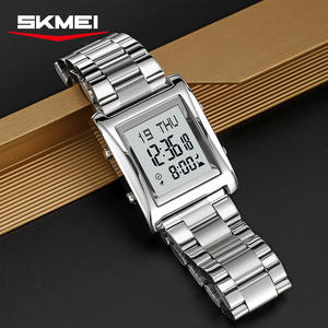 <span class=keywords><strong>Skmei</strong></span>-Montre de poignet multifonction en acier inoxydable pour homme, montre de luxe avec horloge numérique <span class=keywords><strong>Bluetooth</strong></span>, 2591 - Product Image 5