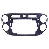Accessoire de voiture Double Din 9 pouces Audio Plastic Fascia Gps Mp4 Radio Panel Frame for VW Tiguan 2010-2016 Dashboard Kit Raise