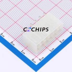 HC-5557-4.2-2x6A Wire-to-Board Pin Header Through hole Component THT,P=4.2mm Connector 2x6P 4.2mm Through Hole Mini-Fit MX 4.2 - Product Image 1