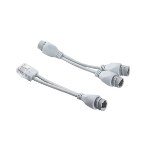 <b>RJ45</b> Splitter Adapter PoE <b>Cable</b> Pass Through For Router Interface Detachable White - Product Image 4