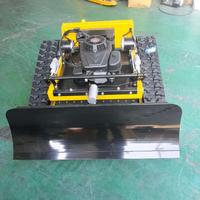 Tondeuse robotisée télécommandée Track-Drive avec lame à neige électrique, moteur à essence Loncin 9HP, portée de commande à distance de 70 à 800 m