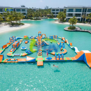 Plataformas Flotantes Inflables de PVC/Vinilo para Parques Acuáticos, con Tobogán y Forma de Iceberg, para Uso Comercial y Niños - Product Image 5