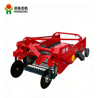 Récolteuse de pommes de terre HONGZHU Mini fabriquée au Shandong avec pelle et convoyeur pour utilisation agricole, haute efficacité, haute productivité, déterrage de pommes de terre