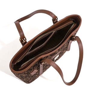 High quality women's <b>handbag</b>, large capacity shoulder bag, polyester lining, PU material - Product Image 5