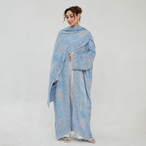 Vêtements islamiques Loriya <span class=keywords><strong>pour</strong></span> femmes, abaya <span class=keywords><strong>de</strong></span> luxe <span class=keywords><strong>en</strong></span> pashmina, style Dubaï, abaya modeste <span class=keywords><strong>pour</strong></span> femmes, <span class=keywords><strong>robe</strong></span> musulmane avec <span class=keywords><strong>hijab</strong></span> - Product Image 5