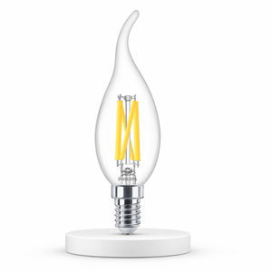 Bombilla <span class=keywords><strong>LED</strong></span> Redonda Regulable <span class=keywords><strong>Philips</strong></span> G45 P45 E14 E27 <span class=keywords><strong>4W</strong></span> 6.5W 2700K Blanco Cálido, Lámpara de Bola con Carcasa de Vidrio para Decoración del Hogar - Product Image 1