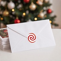 Autocollants personnalisés ODM/OEM sur le thème des bonbons de Noël pour enfants, autocollants ronds pour bonbons DIY, autocollants pour fêtes