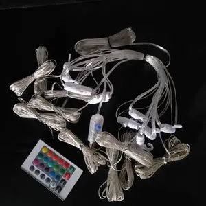 USB Fairy Curtain Light 16 Colors 8 Modes Soft Wire 3*3m 300led Remote Control USB Holiday Christmas Decorative Curtain Light