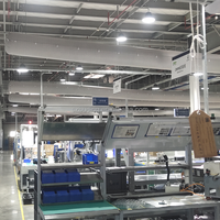 Conduits d'air en tissu flexible ignifuge pour atelier de fabrication