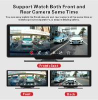 2025 Android 12 Dash Cam Gps Android 4 + 64GB 8 cœurs 10.26 "Portable Carplay autoradio autoradio