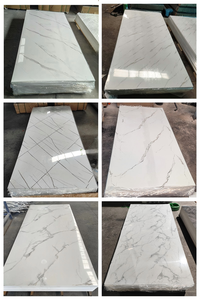 Panneau de revêtement mural en <span class=keywords><strong>PVC</strong></span> marbré 2,5 mm 2,8 mm 3 mm ignifuge, imperméable, léger, facile à nettoyer, panneau de revêtement mural intérieur - Product Image 2