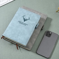 Benutzer definiertes Logo A5 Journal Werbe A5 Tagebuch Notizblock Leder Hardcover Business Notebook