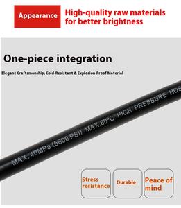 M22 connecteur à connexion rapide <span class=keywords><strong>tuyau</strong></span> de nettoyage d'eau <span class=keywords><strong>haute</strong></span> <span class=keywords><strong>pression</strong></span> 5800psi lave-auto <span class=keywords><strong>tuyau</strong></span> de Jet d'eaux usées Kit de nettoyage de <span class=keywords><strong>tuyau</strong></span> - Product Image 5