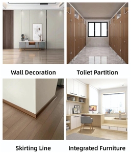 Hoja de <span class=keywords><strong>PVC</strong></span> de tablero WPC ecológico de <span class=keywords><strong>16mm</strong></span> 17mm 18mm para muebles y particiones - Product Image 2