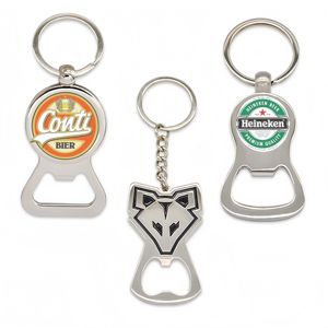 Gantungan kunci Pembuka Botol logam kreatif, hadiah promosi pembuatan ulang, Festival bir dan suvenir karnaval - Product Image 1