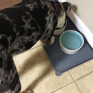 Vente chaude Pet Silicone Patte Imprimer Tapis De Manger <span class=keywords><strong>Chien</strong></span> et Chat <span class=keywords><strong>Anti</strong></span> <span class=keywords><strong>Débordement</strong></span> et Antidérapant Tapis De Nourriture <span class=keywords><strong>pour</strong></span> L'alimentation Des Animaux De Compagnie - Product Image 6