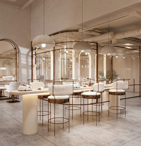 Proyecto de Renovación de Interiores de Salón de Belleza con Madera Sólida de Lujo y Suministro Completo de Muebles - Product Image 5