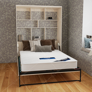 Modern Home Furniture Space-Saving Hidden Wall Murphy <strong>Bed</strong> Storage <strong>Shelf</strong> Cabinets Design for Bedroom Customized Options - Product Image 6