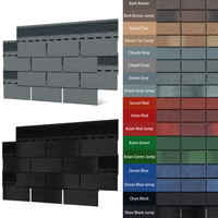 Kunden spezifische farbige amerikanische Standard 3-Tab Bitumen Dachziegel Fabrik Direkt verkauf für Outdoor-Baumaterial ien für Wohnungen