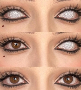 Paire de lentilles de contact Cosplay Anime Sharingan Soft Hema Material Uchiha <span class=keywords><strong>Sasuke</strong></span> Hatake Kakashi Lentilles colorées pour les yeux - Product Image 1