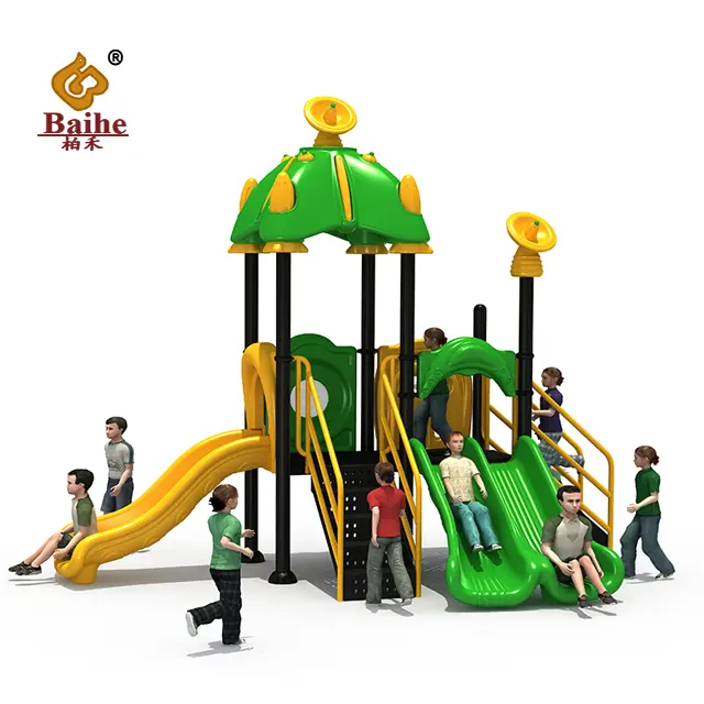 유원지 매력적인 어린이 야외 정원 슬라이드 놀이터 장비