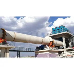 Horizontal Limestone Hydrated Lime Production Line Rotary Kiln