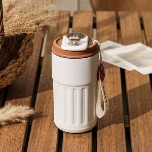Smart Temperature Display Stainless Steel Vacuum Insulated Leak-Proof Eco-Friendly Portable Coffee <b>Cup</b> - Product Image 3