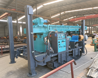 Machine de forage de puits d'eau hydraulique pneumatique montée sur chenilles KY 400m pour le forage de puits profonds