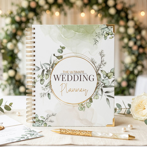 Agenda e Organizzatore per Matrimoni Personalizzata con Stampa Estetica Formato A4, Regalo Unico per Fidanzamento con Rilegatura a Spirale - Product Image 1