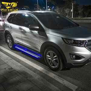 Para <span class=keywords><strong>Honda</strong></span> <span class=keywords><strong>HRV</strong></span>, accesorios exteriores de coche de aleación de aluminio personalizados, luz LED, escalón lateral, estribo - Product Image 6