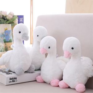 Adorable Peluche Colombe Blanche Moelleuse, Jouet en Peluche Doux en Forme de Petit Oiseau, Décoration de Mariage et de Maison, Cadeau pour Enfants - Product Image 4