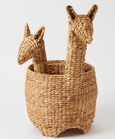 Cesta de almacenamiento con forma de animal de ratán tejido de Jacinto, nuevo producto, regalo de almacenamiento de juguetes, cesta de ratán para decoración de habitación de niños y guardería - Product Image 5