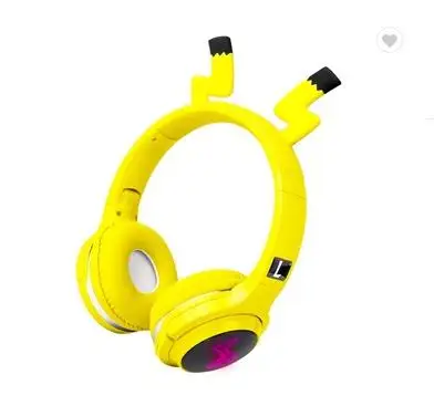 Creatieve Oortelefoon Rond Leuke Huisdier Bliksem Serie Draadloze Hoofdtelefoon Leuke Draadloze Gaming Headset