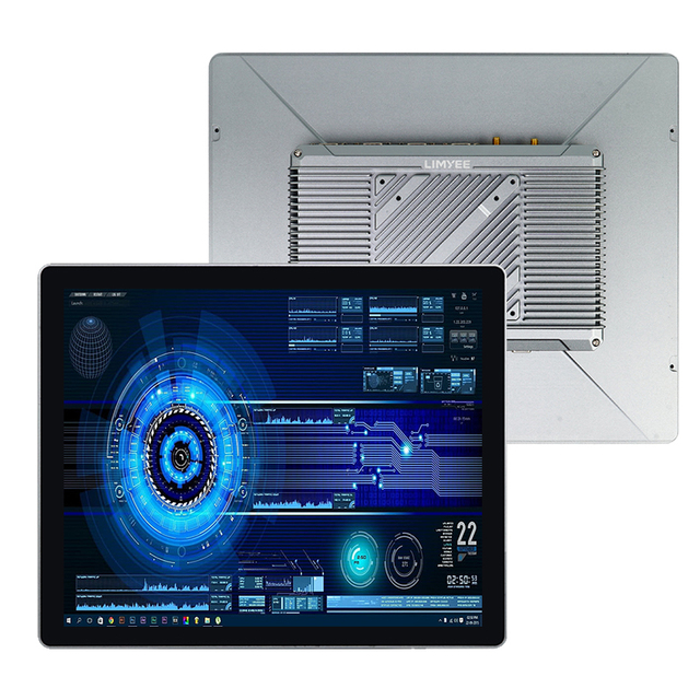 10.4\" 12.1\" 15\" 17\" 19\" Waterproof IP65 Industrial Panel PC Embedded Touch Screen Linux RS232 Fanless I3 3558U-in Stock