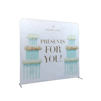 Banderoles personnalisées imprimées et toiles de fond en tissu tendu pour la promotion Horizon