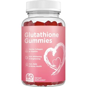 Gummies véganes blanchissantes au glutathion saveur fruit de la passion L-Glutathion éclaircissant la peau Collagène Vitamine C - Product Image 1