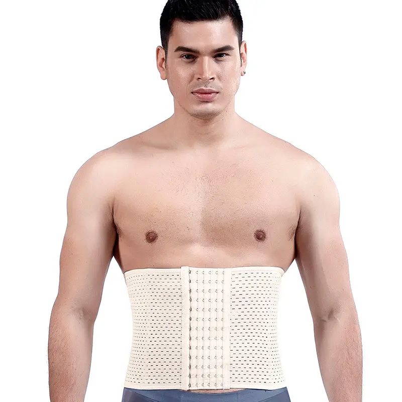 Mens Belly Shaper Sports Fitness Waist Trainer Slimming Tummy Control Girdle Underwear Shapers Waist Cincher Belt