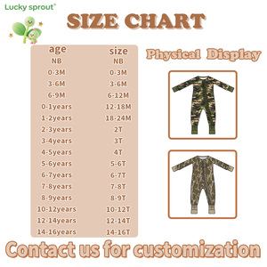 Nuevos Pijamas <span class=keywords><strong>de</strong></span> Bambú para Bebé al por Mayor con Estilos Aleatorios, Listos para Enviar, Estampados Personalizados, Bodys <span class=keywords><strong>de</strong></span> Bebé con Cierre <span class=keywords><strong>de</strong></span> Cremallera - Product Image 3